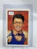 1992-93 Center Court George Mikan signed art card