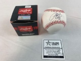 Francisco Lindor signed MLB Baseball