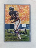 Gale Sayers signed Goal Line Art Card