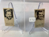 Clark Gable/Mickey Rooney 1947 Peerless Vending Penny Arcade Golden Era Cards