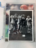 (Lot of 5) Cleveland Browns signed 8x10 photos