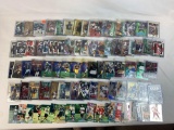 Lot of 100 Serial #'D football cards including Marino, Bettis, Davis, Bruce, Owens, Brown, Etc.