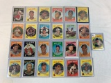Lot of 25 1959 Topps Baseball cards