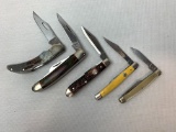5 Knives - Sabre, Frost Cutlery, Boker & Others