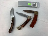 3 Knives - Sharp 4000S, C.J. Herbertz, & Taylor - Harley Skinner