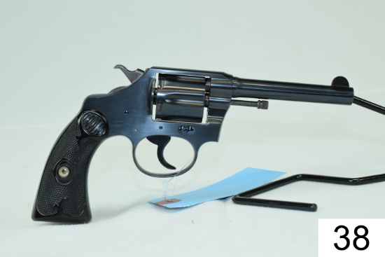 Colt    Police Positive    Cal .32 Police    4"    SN: 182125T    Condition: 90%