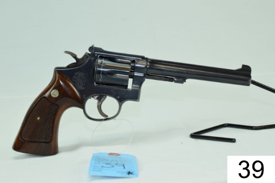 Smith & Wesson    Mod K-22    Cal .22 LR    6"    SN: 54713    Condition: 80%