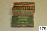 Lot Vintage Ammo    Remington Boxes    .222 Rem Reloads