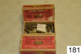 Lot Vintage Ammo    Savage    1 Box partial & 1 Box still sealed