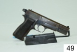 F.N. Browning    1935    WWII    Waffenamt Proofed    Type III Standard    WaA140   SN: 11934A    Co