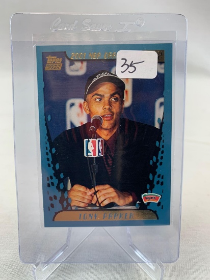 2001 Topps Tony Parker #247 Rookie Card NM-MT