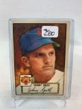 1952 Topps Johnny Groth #25 VG-EX Tough Low Number