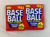 (2)1983 Donruss Baseball Wax Packs - Possible Gywnn, Sandberg Rookie