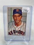 1951 Bowman Jim Piersall #306 Rookie Hi Number NM - Important Card To Set - Fresh