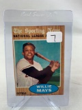 1962 Topps Willie Mays #395 EX - Centering Holds it Back