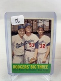 1963 Topps Dodgers Big Three #412 EX