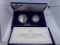 1993 U.S. MINT BILL OF RIGHTS 2-PC. PROOF COIN SET