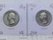 1932D,32S, WASHINGTON QUARTERS VG-F