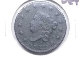 1822 LARGE CENT AU-DETAILS