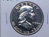 1954 PROOF FRANKLIN HALF