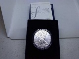 2020 WEST POINT BURNISHED SILVER EAGLE RARE