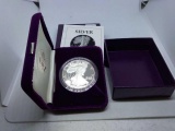 1987 SILVER EAGLE IN BOX PF