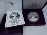 1990 SILVER EAGLE IN BOX PF