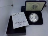 1996 SILVER EAGLE IN BOX PF