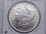 1886O MORGAN DOLLAR AU+