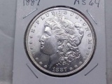 1887 MORGAN DOLLAR BU