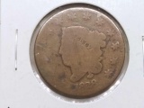 1828 LARGE CENT AG+