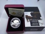 2014 CANADIAN $20. .9999 SILVER BISON A FAMILY AT REST IN HOLDER PF