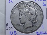 1926S PEACE DOLLAR