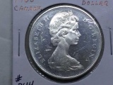 1965 CANADIAN SILVER DOLLAR BU PL