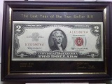 1963 RED SEAL $2. NOTE IN HOLDER CU