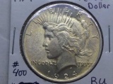 1924 PEACE DOLLAR BU