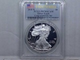 2018W U.S. PROOF SILVER EAGLE PCGS PR70 DCAM