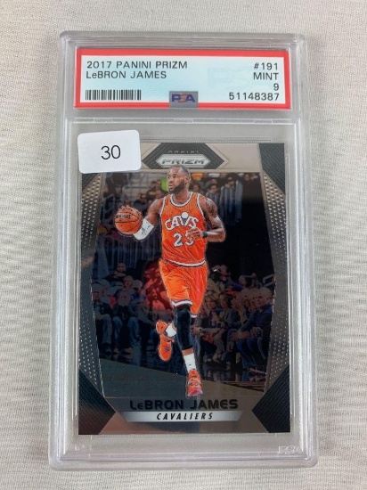 2017 Panini Prizm Lebron James PSA 9