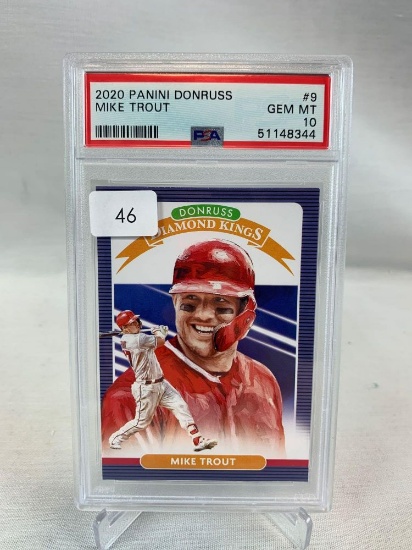 2020 Panini Donruss Mike Trout PSA 9