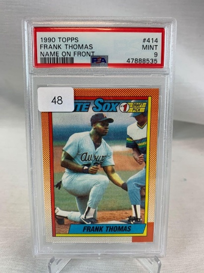 1990 Topps Frank Thomas PSA 9