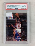 1993 Skybox Premium Michael Jordan PSA 8