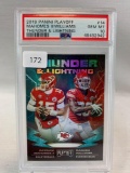 2019 Panini Playoff Patrick Mahomes/Williams Thndr/Lghtng PSA 10