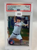 2016 Bowman Draft Shane Bieber Chrome PSA 9