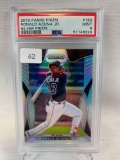 2019 Panini Prizm Ronald Acuna Silver PSA 9