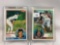 Tony Gwinn and Wade Boggs Topps rookie cards