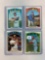 1972 Topps baseball star lot with Rose, Seaver, Stargell, and Robinson