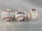 Cleveland Indian Wahoo baseballs signed, Sandy & Robbie Alomar,M Grissom