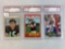 PSA graded Brown's quarterback lot, EX-MT to Mint