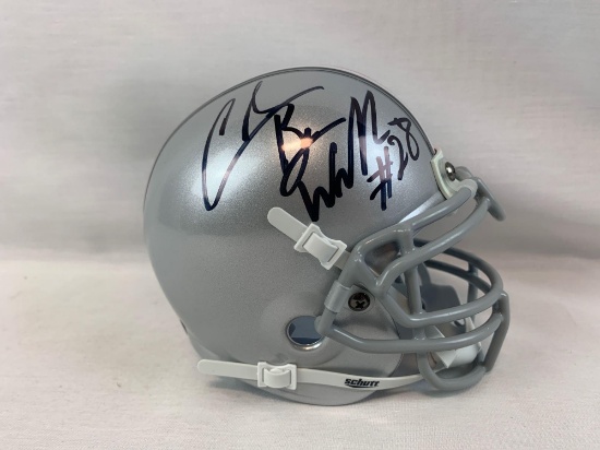 Beanie Wells signed Ohio State mini helmet