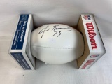 Joe Thomas signed white panel Wilson football